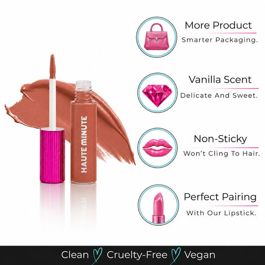 Clutch Couture Lip Shine - Bougie