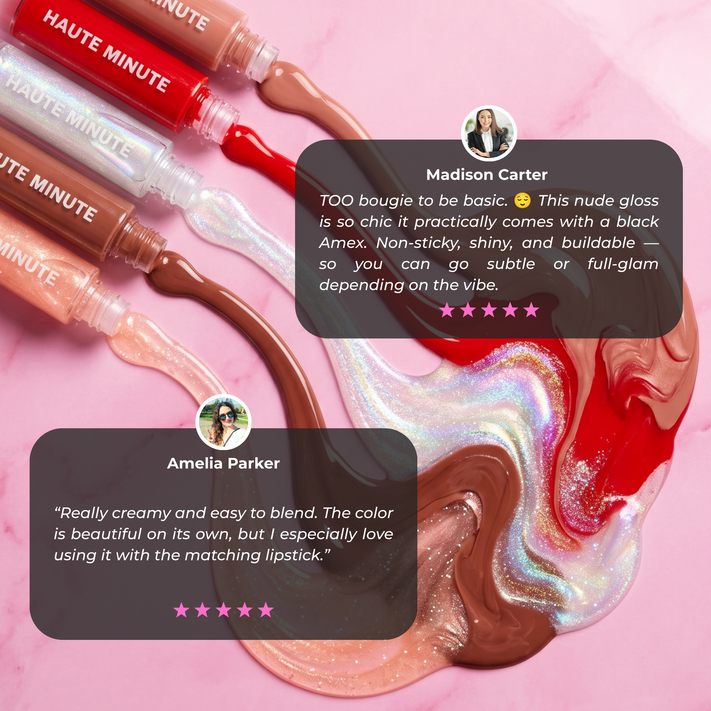 Clutch Couture Lip Shine - Bougie