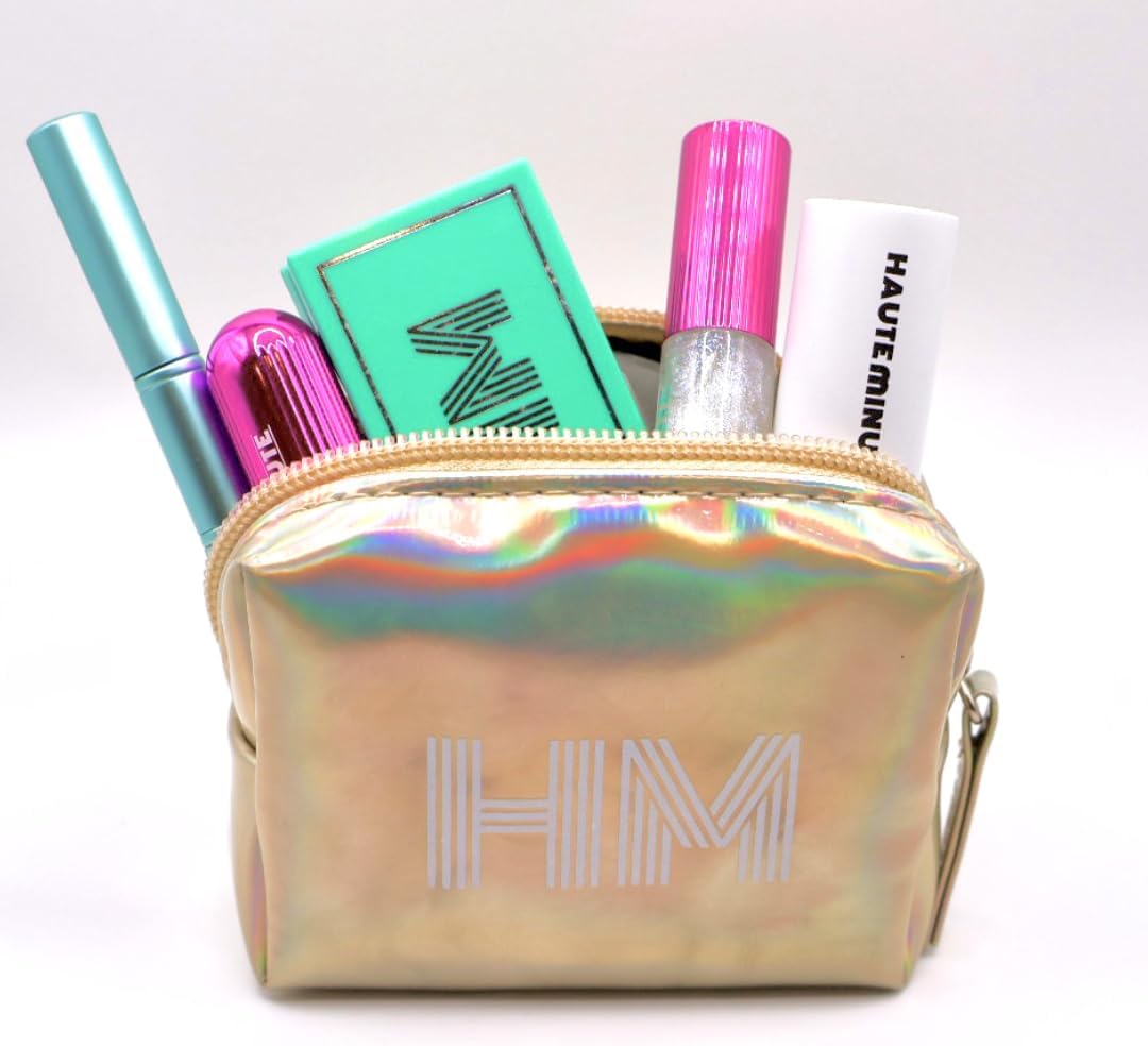 All the Tools | Retractable Foundation, Powder and Blush Brush, Tweezer & Glam Bag