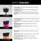 Glamstick Retractable Brush | Travel Foundation Blush Powder Brush Liquid Cream – Vegan Bristles