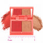 Blush + Brighten Highlighter Duo | Lightweight Mineral Blush Shimmer Glow Powder Palette