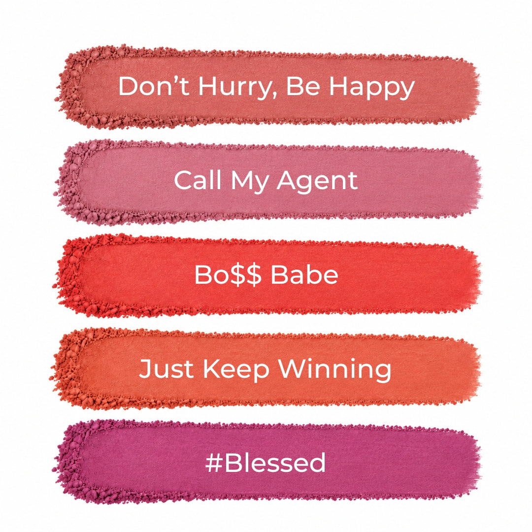 Blush + Brighten Highlighter Duo | Lightweight Mineral Blush Shimmer Glow Powder Palette