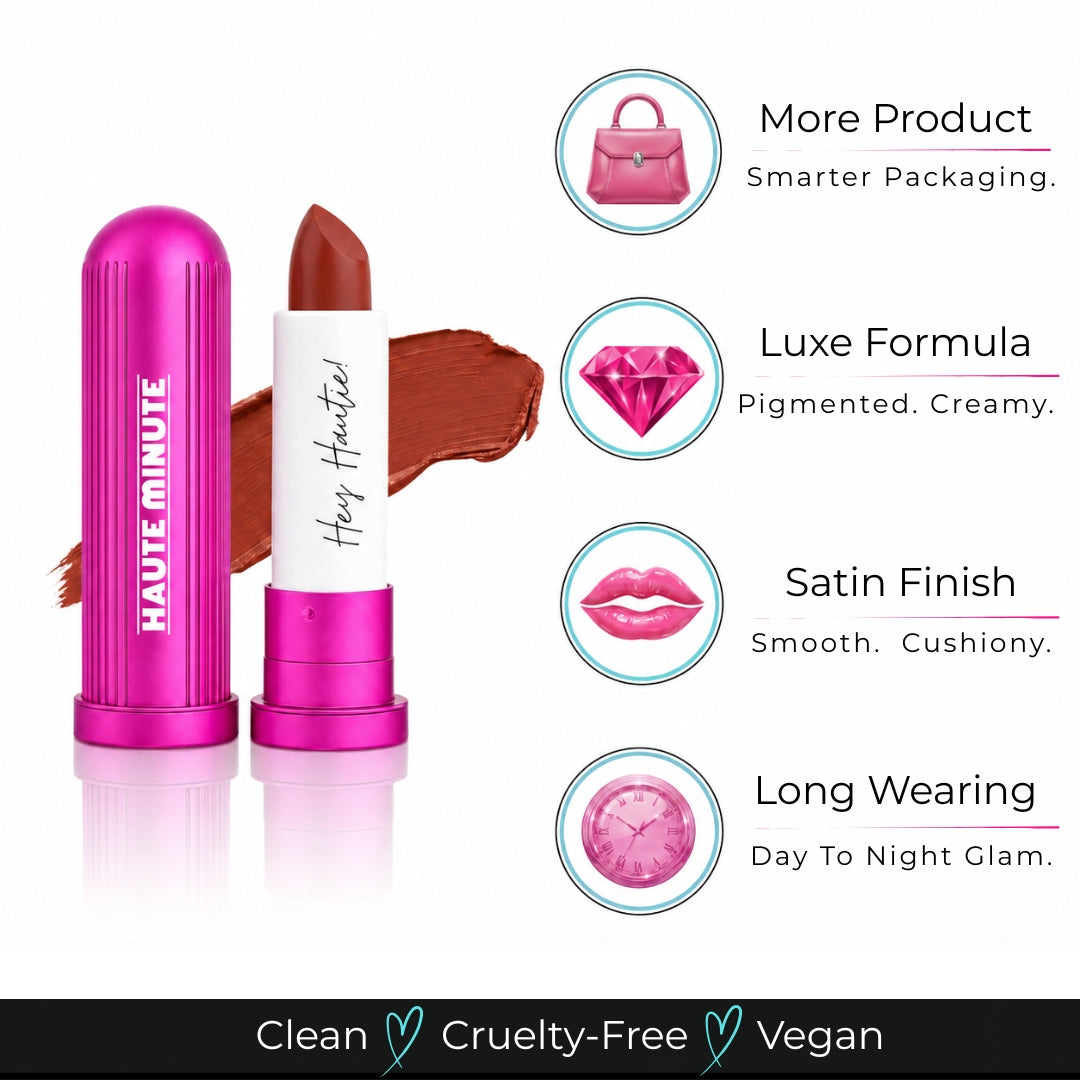 4Ever Haute Long Wearing Lipstick - Meet Me There!