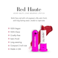 4Ever Haute Long Wearing Lipstick - Red Haute