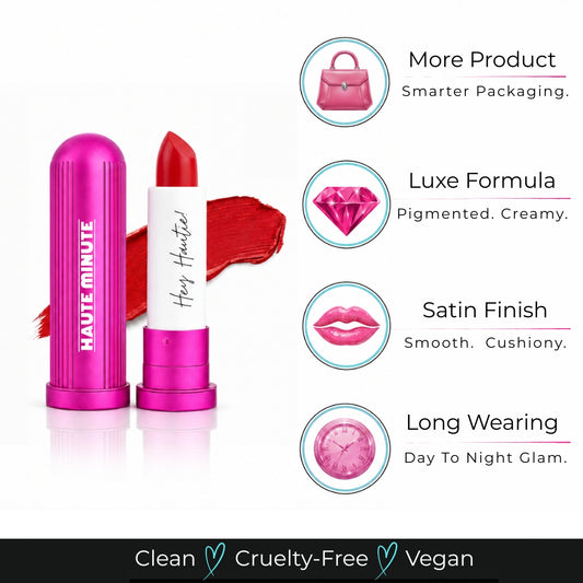 4Ever Haute Long Wearing Lipstick - Red Haute